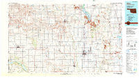 Altus Oklahoma Historical topographic map, 1:100000 scale, 30 X 60 Minute, Year 1985