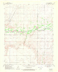 Alva SE Oklahoma Historical topographic map, 1:24000 scale, 7.5 X 7.5 Minute, Year 1969