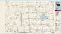 Alva Oklahoma Historical topographic map, 1:100000 scale, 30 X 60 Minute, Year 1985