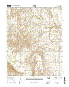 Alva NW Oklahoma Current topographic map, 1:24000 scale, 7.5 X 7.5 Minute, Year 2016
