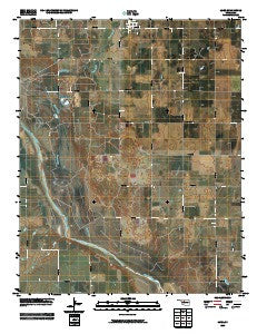 Ames Oklahoma Historical topographic map, 1:24000 scale, 7.5 X 7.5 Minute, Year 2009