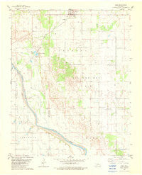 Ames Oklahoma Historical topographic map, 1:24000 scale, 7.5 X 7.5 Minute, Year 1982
