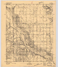 Ames Oklahoma Historical topographic map, 1:62500 scale, 15 X 15 Minute, Year 1893