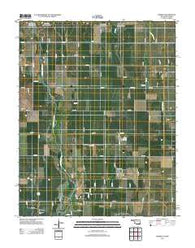 Amorita Oklahoma Historical topographic map, 1:24000 scale, 7.5 X 7.5 Minute, Year 2012