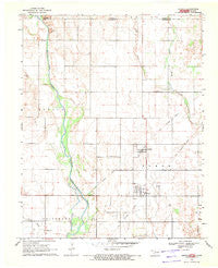 Amorita Oklahoma Historical topographic map, 1:24000 scale, 7.5 X 7.5 Minute, Year 1969