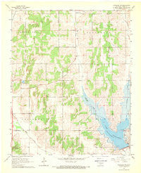 Anadarko NW Oklahoma Historical topographic map, 1:24000 scale, 7.5 X 7.5 Minute, Year 1968