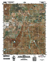 Anadarko East Oklahoma Historical topographic map, 1:24000 scale, 7.5 X 7.5 Minute, Year 2009