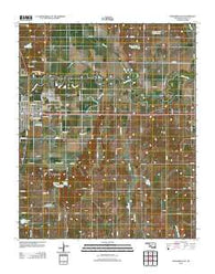 Anadarko East Oklahoma Historical topographic map, 1:24000 scale, 7.5 X 7.5 Minute, Year 2012