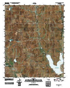 Anadarko NW Oklahoma Historical topographic map, 1:24000 scale, 7.5 X 7.5 Minute, Year 2009