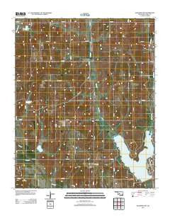 Anadarko NW Oklahoma Historical topographic map, 1:24000 scale, 7.5 X 7.5 Minute, Year 2012