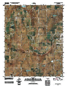 Anadarko West Oklahoma Historical topographic map, 1:24000 scale, 7.5 X 7.5 Minute, Year 2009