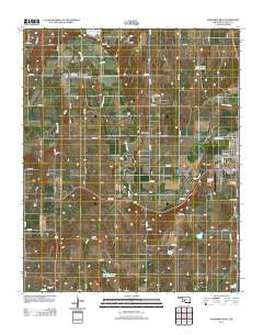 Anadarko West Oklahoma Historical topographic map, 1:24000 scale, 7.5 X 7.5 Minute, Year 2012