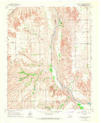 Antelope Hills NE Oklahoma Historical topographic map, 1:24000 scale, 7.5 X 7.5 Minute, Year 1966