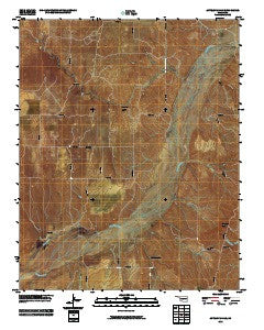 Antelope Hills Oklahoma Historical topographic map, 1:24000 scale, 7.5 X 7.5 Minute, Year 2010