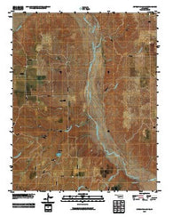 Antelope Hills NE Oklahoma Historical topographic map, 1:24000 scale, 7.5 X 7.5 Minute, Year 2010