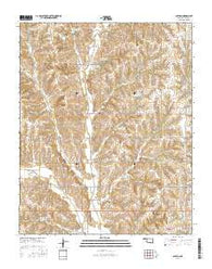 Anthon Oklahoma Current topographic map, 1:24000 scale, 7.5 X 7.5 Minute, Year 2016