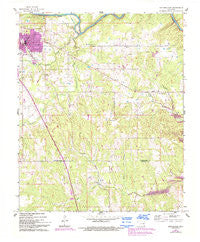 Antlers East Oklahoma Historical topographic map, 1:24000 scale, 7.5 X 7.5 Minute, Year 1961