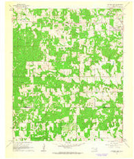 Antlers West Oklahoma Historical topographic map, 1:24000 scale, 7.5 X 7.5 Minute, Year 1961