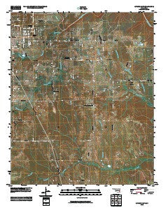 Antlers East Oklahoma Historical topographic map, 1:24000 scale, 7.5 X 7.5 Minute, Year 2010
