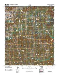 Antlers East Oklahoma Historical topographic map, 1:24000 scale, 7.5 X 7.5 Minute, Year 2013