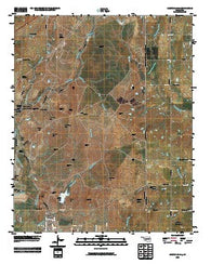 Arbuckle Hill Oklahoma Historical topographic map, 1:24000 scale, 7.5 X 7.5 Minute, Year 2009