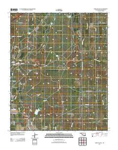 Arbuckle Hill Oklahoma Historical topographic map, 1:24000 scale, 7.5 X 7.5 Minute, Year 2012