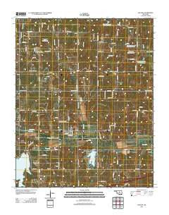 Arcadia Oklahoma Historical topographic map, 1:24000 scale, 7.5 X 7.5 Minute, Year 2012