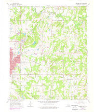 Ardmore East Oklahoma Historical topographic map, 1:24000 scale, 7.5 X 7.5 Minute, Year 1964