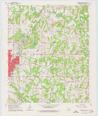 Ardmore East Oklahoma Historical topographic map, 1:24000 scale, 7.5 X 7.5 Minute, Year 1964