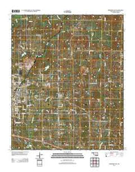 Ardmore East Oklahoma Historical topographic map, 1:24000 scale, 7.5 X 7.5 Minute, Year 2013