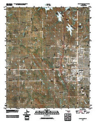 Ardmore West Oklahoma Historical topographic map, 1:24000 scale, 7.5 X 7.5 Minute, Year 2009