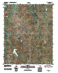 Arlington Oklahoma Historical topographic map, 1:24000 scale, 7.5 X 7.5 Minute, Year 2010