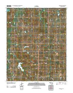 Arlington Oklahoma Historical topographic map, 1:24000 scale, 7.5 X 7.5 Minute, Year 2013