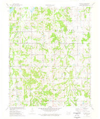Arlington Oklahoma Historical topographic map, 1:24000 scale, 7.5 X 7.5 Minute, Year 1974