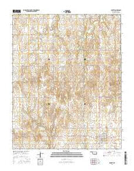 Arnett Oklahoma Current topographic map, 1:24000 scale, 7.5 X 7.5 Minute, Year 2016