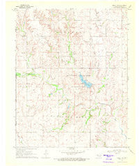 Arnett SW Oklahoma Historical topographic map, 1:24000 scale, 7.5 X 7.5 Minute, Year 1970