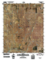Arnett SE Oklahoma Historical topographic map, 1:24000 scale, 7.5 X 7.5 Minute, Year 2010