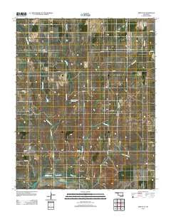 Arnett SE Oklahoma Historical topographic map, 1:24000 scale, 7.5 X 7.5 Minute, Year 2012