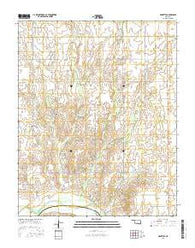 Arnett SE Oklahoma Current topographic map, 1:24000 scale, 7.5 X 7.5 Minute, Year 2016