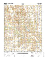 Arnett SW Oklahoma Current topographic map, 1:24000 scale, 7.5 X 7.5 Minute, Year 2016