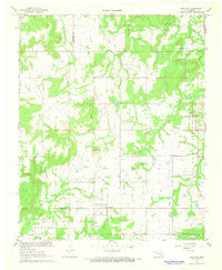 Ashland Oklahoma Historical topographic map, 1:24000 scale, 7.5 X 7.5 Minute, Year 1967