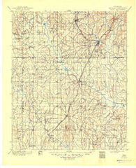 Atoka Oklahoma Historical topographic map, 1:125000 scale, 30 X 30 Minute, Year 1900