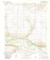 Augur Creek Oklahoma Historical topographic map, 1:24000 scale, 7.5 X 7.5 Minute, Year 1985