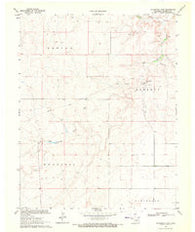 Autograph Cliff Oklahoma Historical topographic map, 1:24000 scale, 7.5 X 7.5 Minute, Year 1969