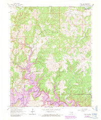 Avant NW Oklahoma Historical topographic map, 1:24000 scale, 7.5 X 7.5 Minute, Year 1966
