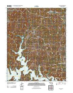 Avant NW Oklahoma Historical topographic map, 1:24000 scale, 7.5 X 7.5 Minute, Year 2013