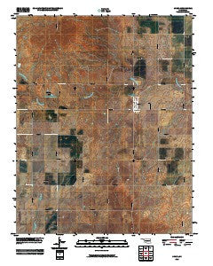 Avard Oklahoma Historical topographic map, 1:24000 scale, 7.5 X 7.5 Minute, Year 2010