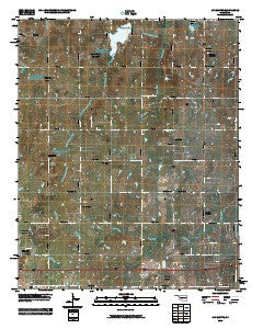 Aydelotte Oklahoma Historical topographic map, 1:24000 scale, 7.5 X 7.5 Minute, Year 2010