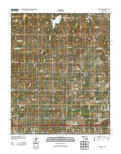 Aydelotte Oklahoma Historical topographic map, 1:24000 scale, 7.5 X 7.5 Minute, Year 2012