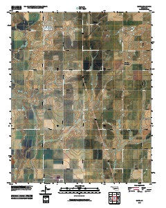 Babbs Oklahoma Historical topographic map, 1:24000 scale, 7.5 X 7.5 Minute, Year 2010